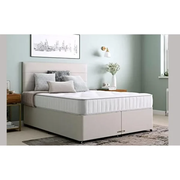 West Home Spring Star Medium Firm Mattress, Knitted Fabric, Fit For All Sleepers, Super King Size - W x L x H ( 200 x 200 x 20 ) cm - 2 Years Brand Warranty