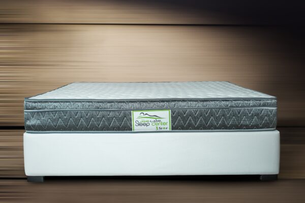 West Home 3 Star Box Top Bonnell Spring Mattress, Knitted Fabric, King Size - Thickness - 23 cm - W x L - ( 180 x 190 ) cm - 5 Years Brand Warranty