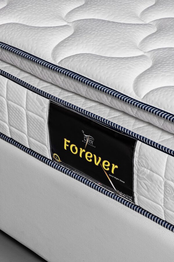 West Home Memory Pillow Top Forever Spring Mattress, Knitted Fabric, Queen Size – Thickness – 28 cm – L x W – ( 140 x 200 ) cm – 5 Year Brand Warranty - Image 2