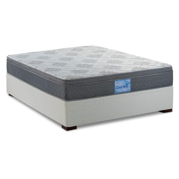 West Home Cool Max Euro Top Pocket Spring Mattress – Queen Size - Thickness - 28 cm - L x W - ( 160 x 200 ) - 5 Year Brand Warranty